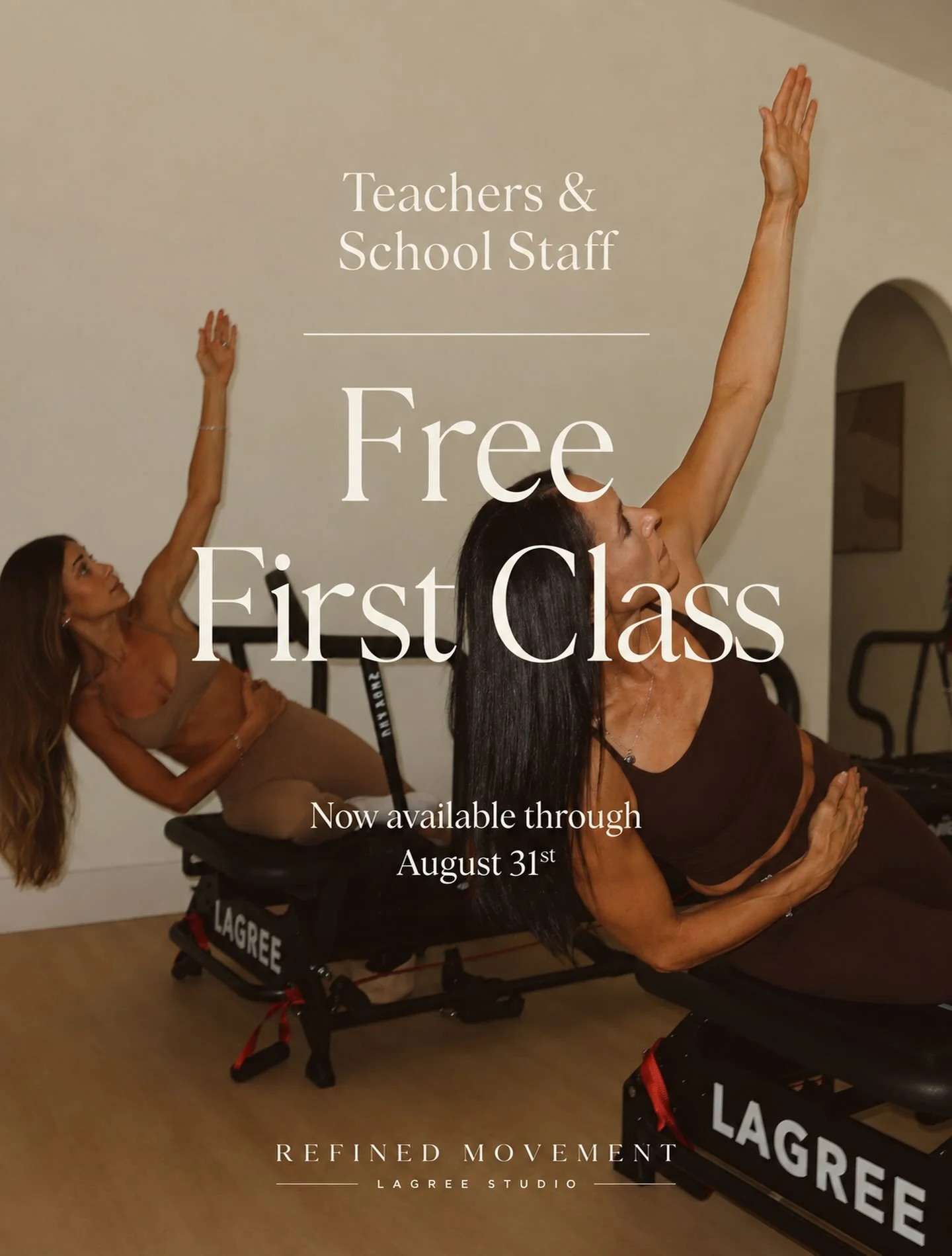 📚 To our teachers and school staff, this one&rsquo;s for you.

Enjoy your first class FREE throughout the month of August as a thank you for everything you do.

Simply DM us a photo of your school ID or staff badge, and we&rsquo;ll send you your exc