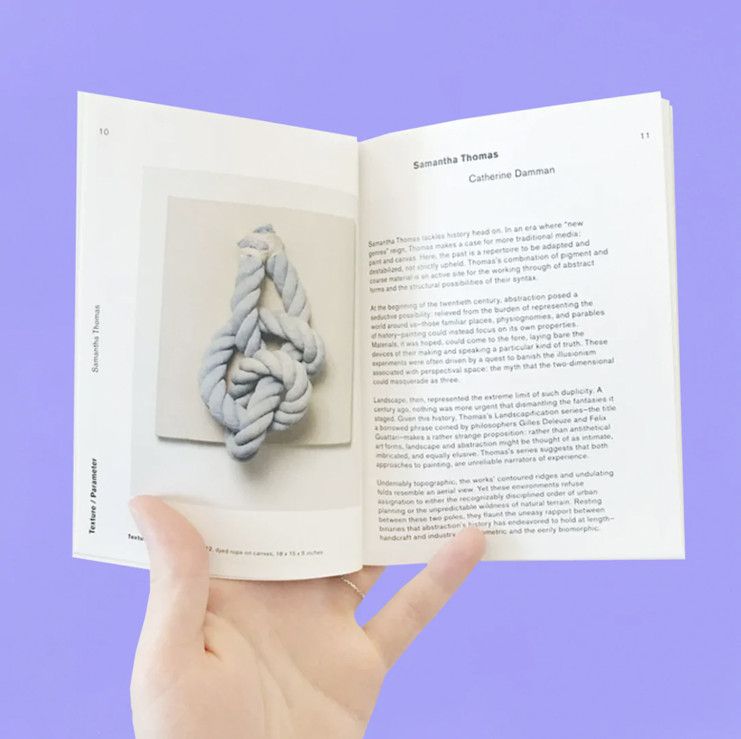 Publication design for Samantha Thomas.