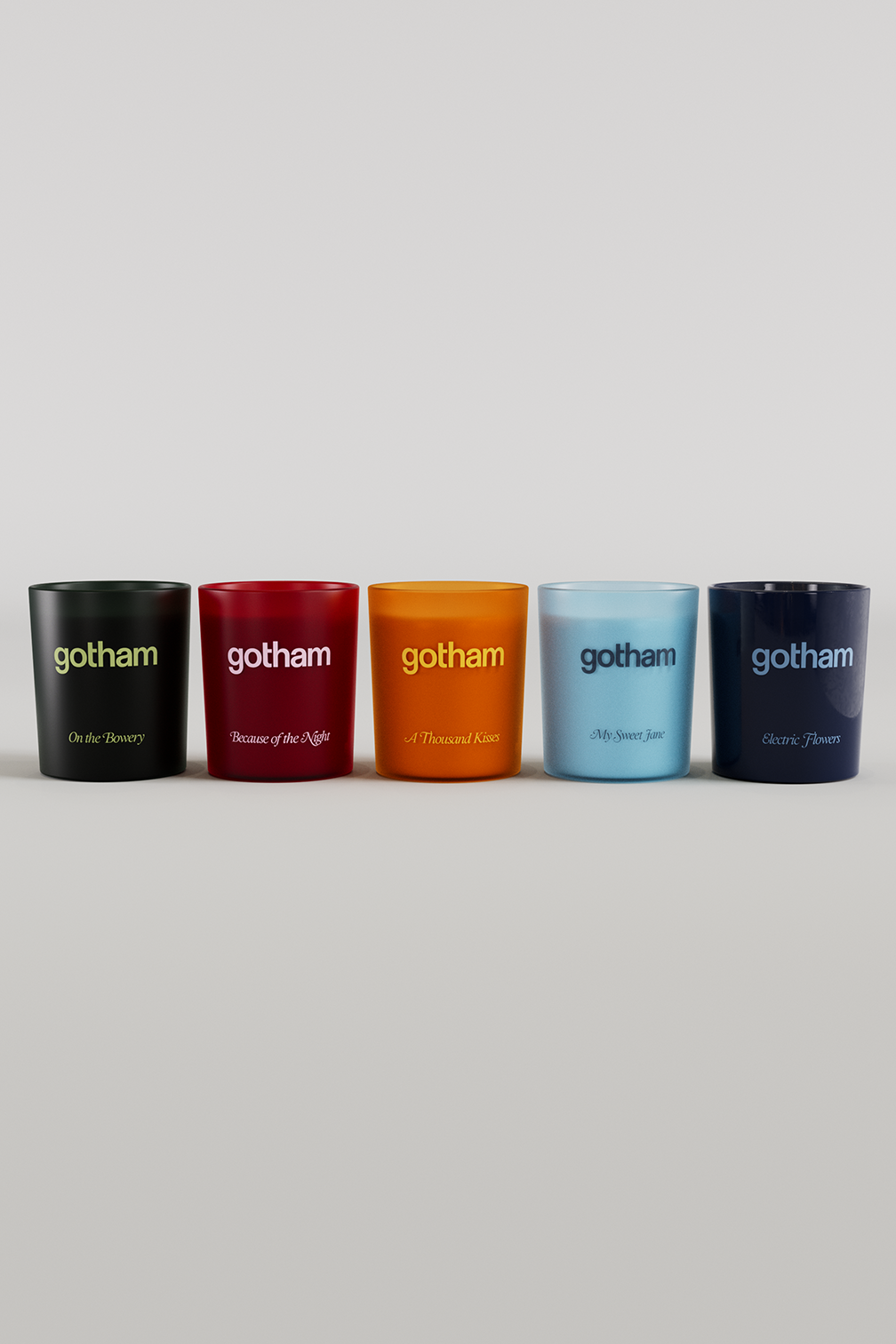 Creative Direction, product development, raw materials sourcing and supply chain for Gotham.