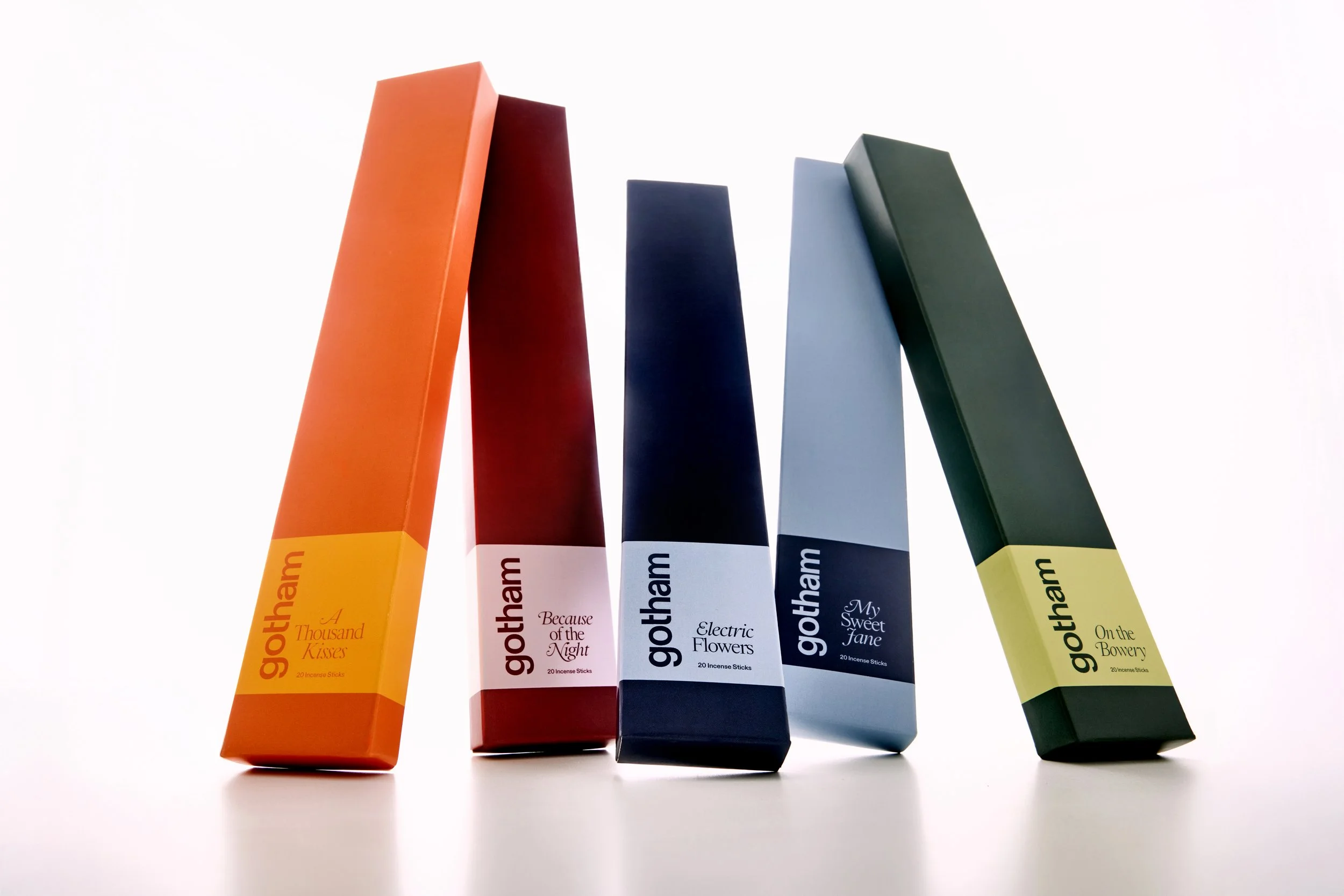 Creative Direction, product development, raw materials sourcing and supply chain for Gotham.