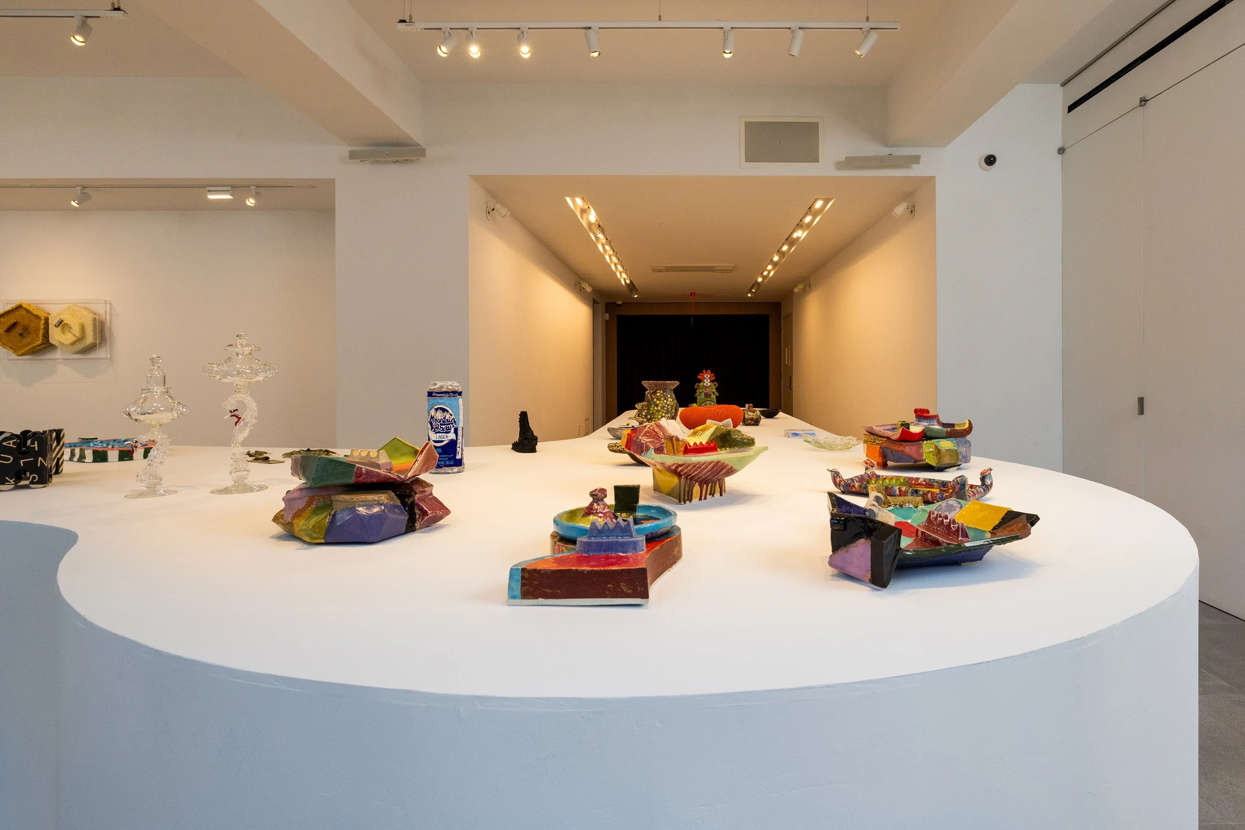 Curation of "The Smoking Section, Ashtrays by Artists"