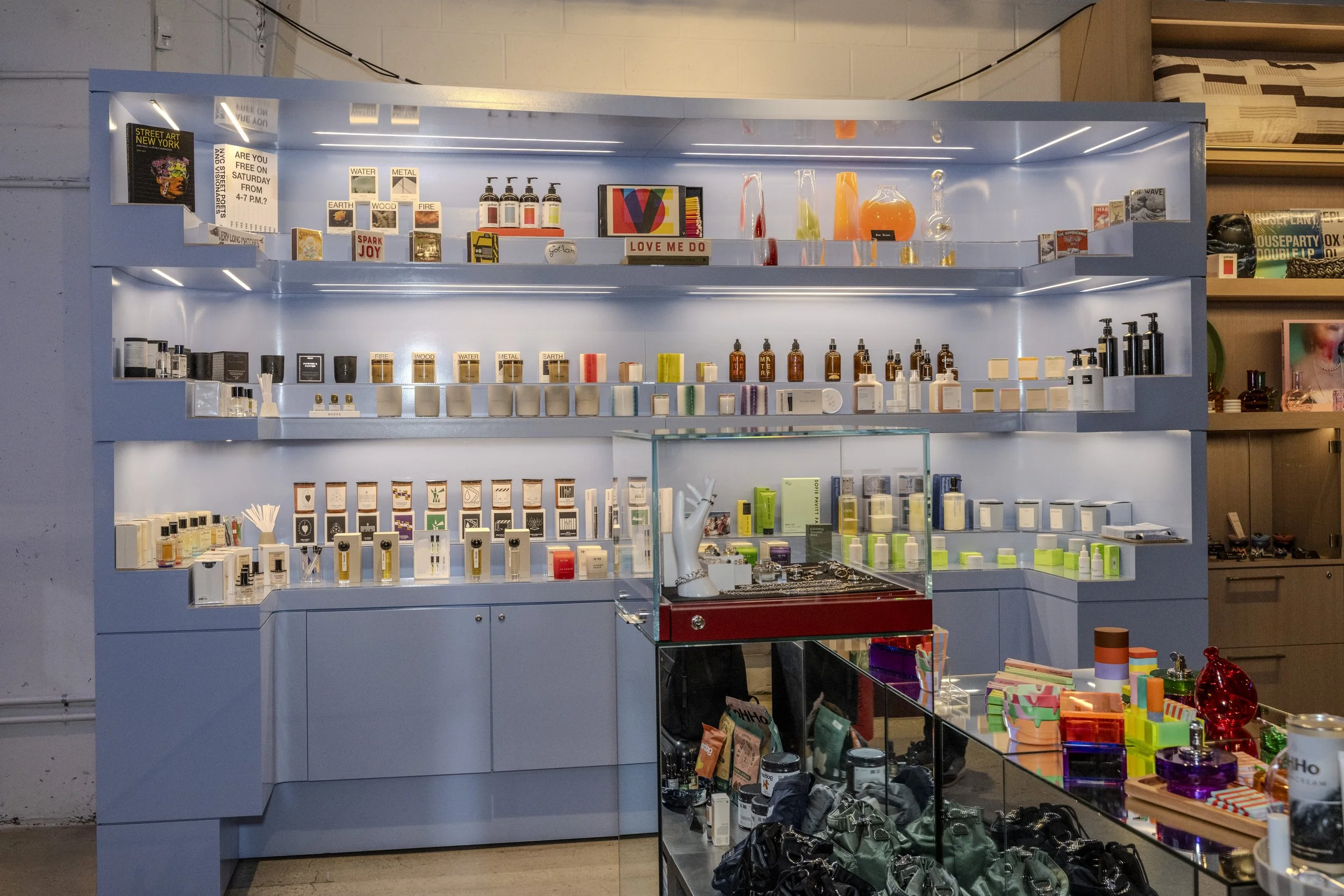 Curation, merchandising and brand sourcing for Gotham Bowery.