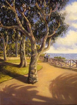 Sun on Eucalyptus,
18 x 14 inches,
Oil on Canvas,
SOLD