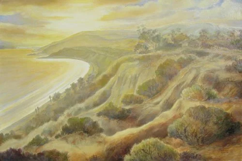 Gold Coast From Tramanto,
20 x 30 inches,
Oil on canvas,
$1700