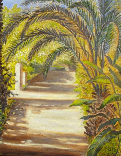 Palm On Driveway – Highland Taffy,
14 x 11 inches,
Oil on canvas,
$600 SOLD