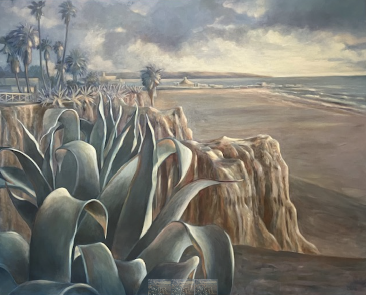 Santa Monica Bay,
5ft. X 6ft.,
Oil on canvas ,
1988
(Featured in the L.A. Times)
