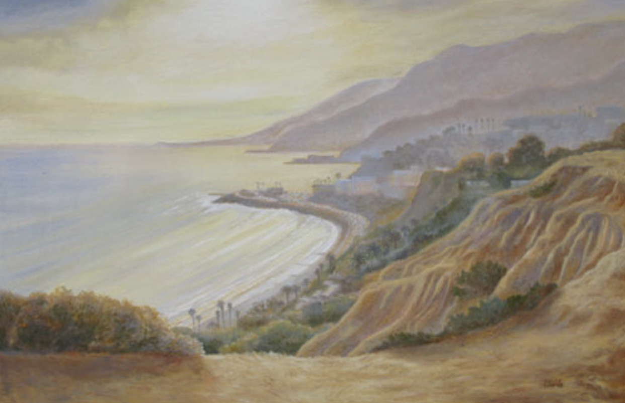 Sunset From Asilomar,
20 x 30 inches,
Oil on canvas,
$2200,
SOLD