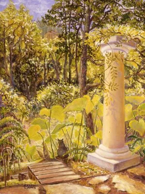 Column and Cat,
16 x 12 inches,
Oil on Board,
$700, 
SOLD