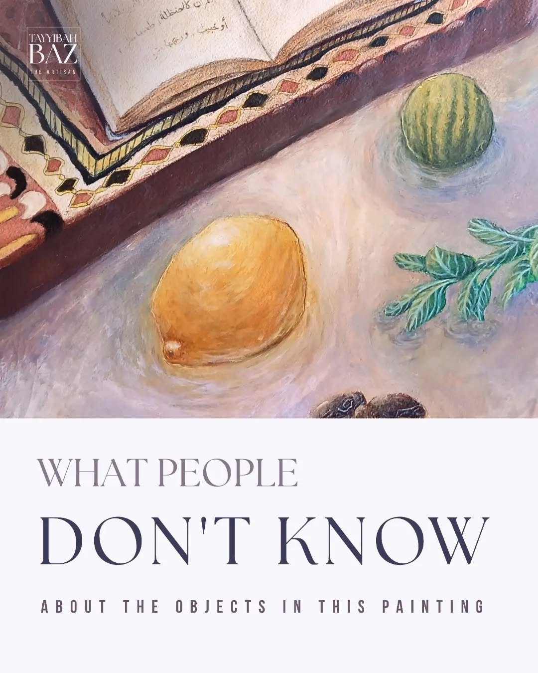 I purposely made the writing in the book unreadable. Because it's something we tend to forget when we stick to the bare minimum of our duties.

Sunan an-Nasa'i 5038 Abu Musa Al-Ash'ari said:
"The Prophet [SAW] said: 'The parable of the believer 