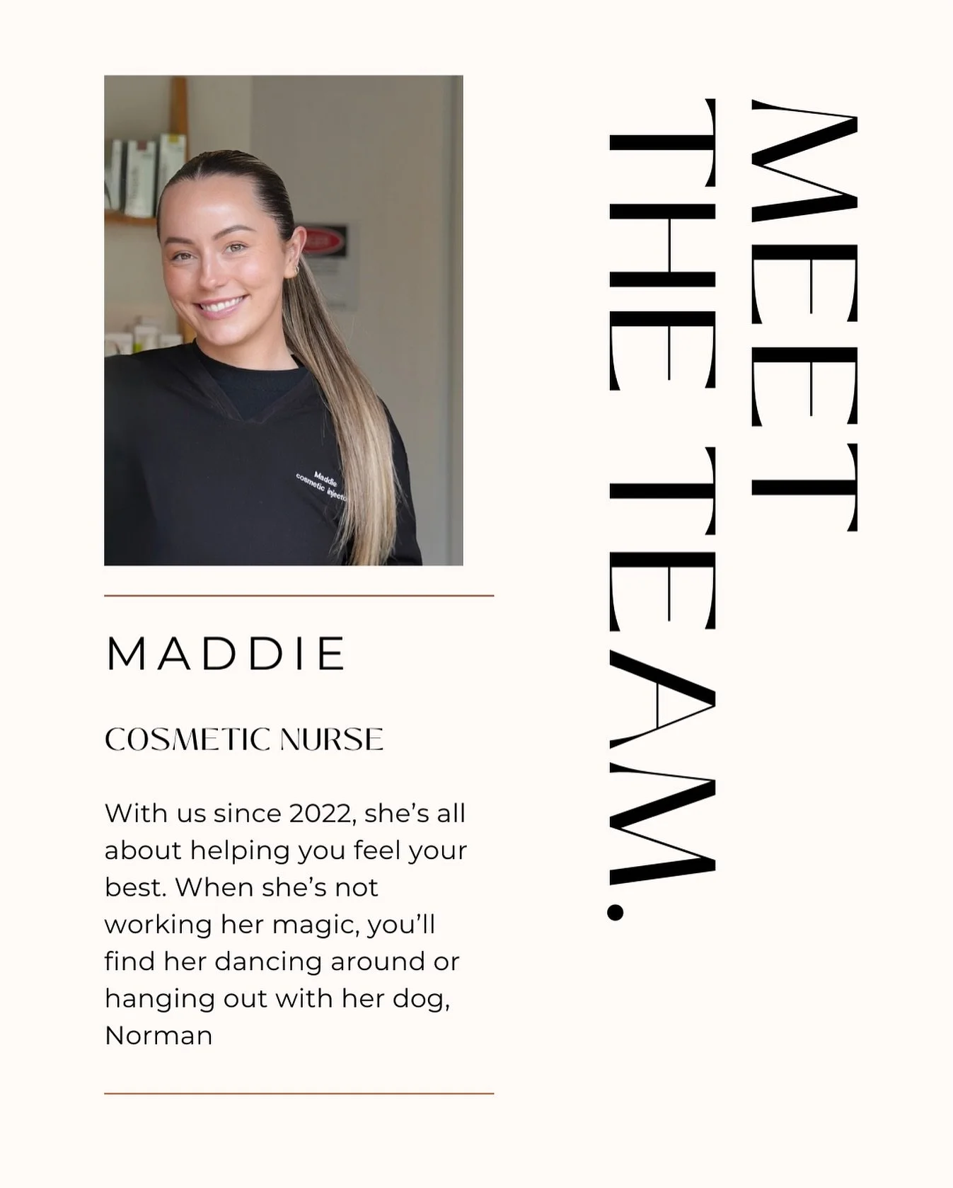 Meet Maddie our skilled Cosmetic Nurse here at Pure Cosmetic. Book in your personalised consultation with Maddie today !