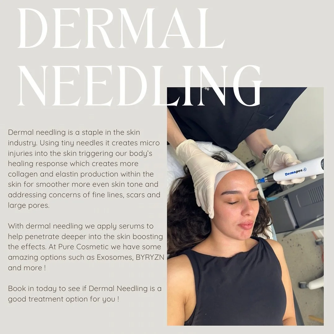 Book in a consultation today to see if you are the right fit for Dermal Needling !
