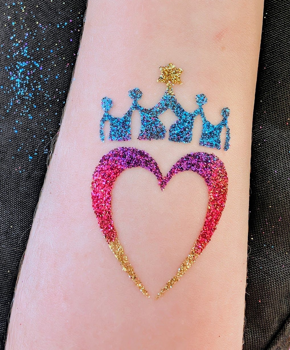 Temporary Glitter Tattoos