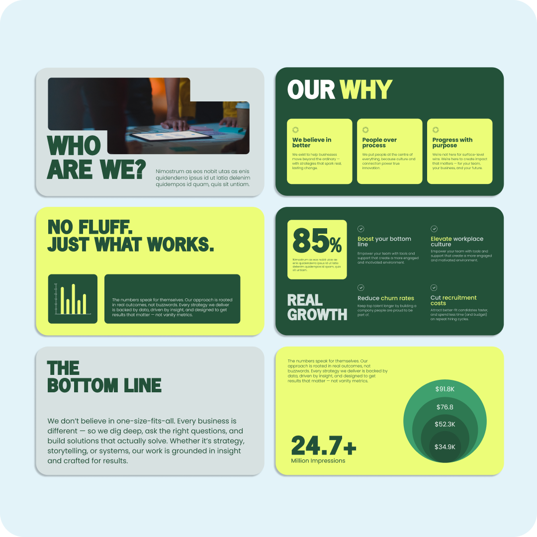 Presentation Deck Design