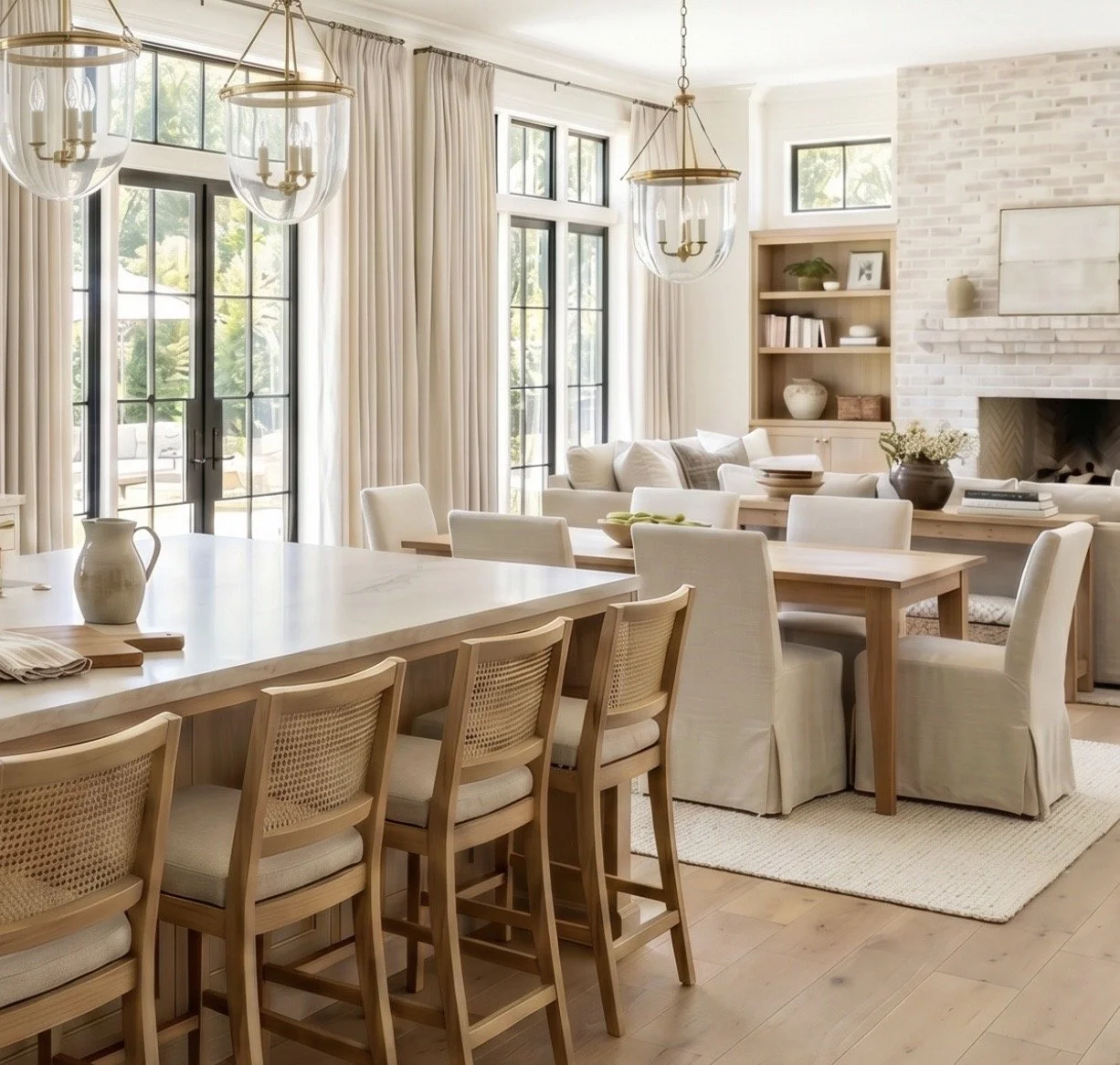 A Neutral &amp; Bright Kitchen Designed for Real Life