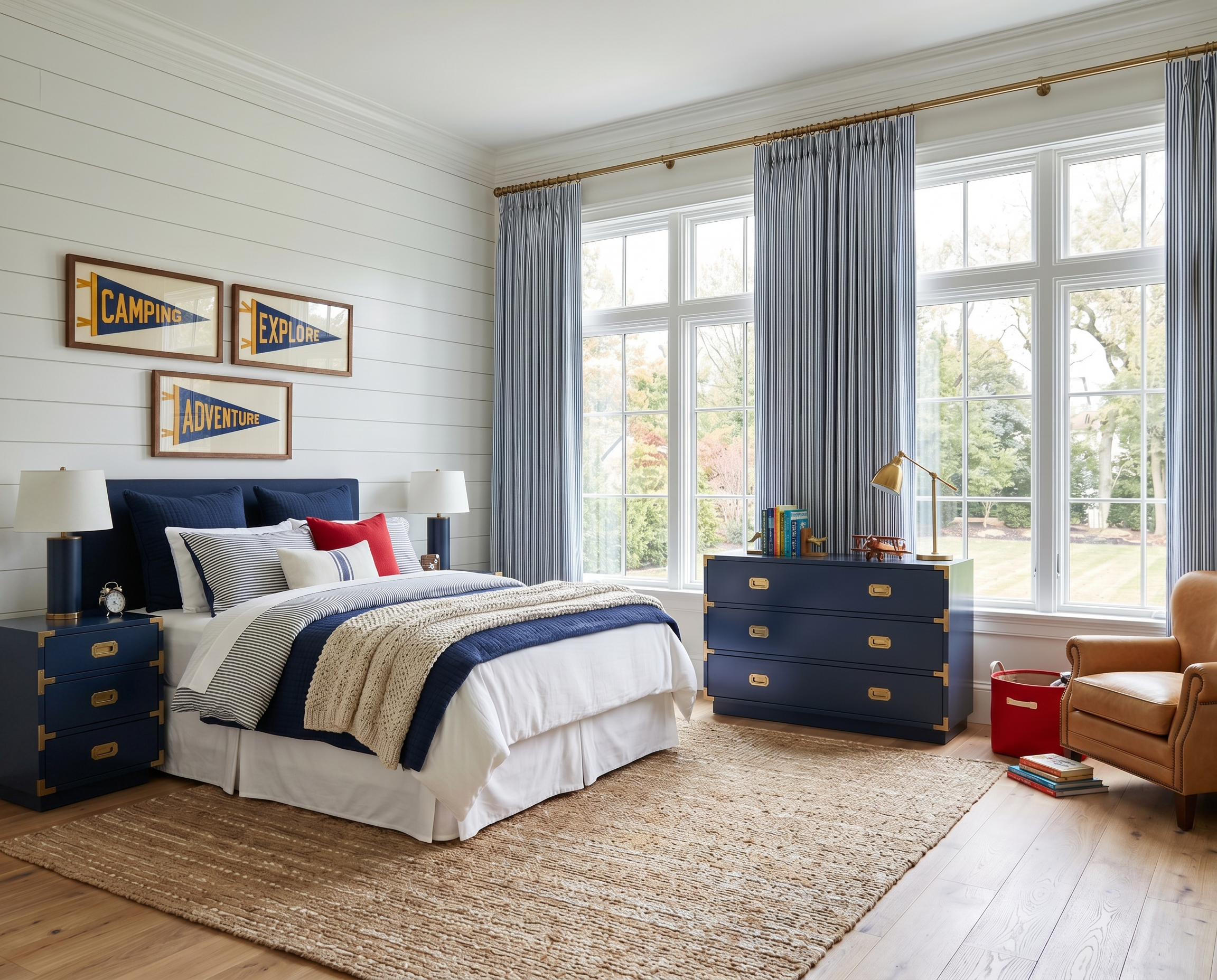 A Timeless Boys Room Designed to Grow With Him