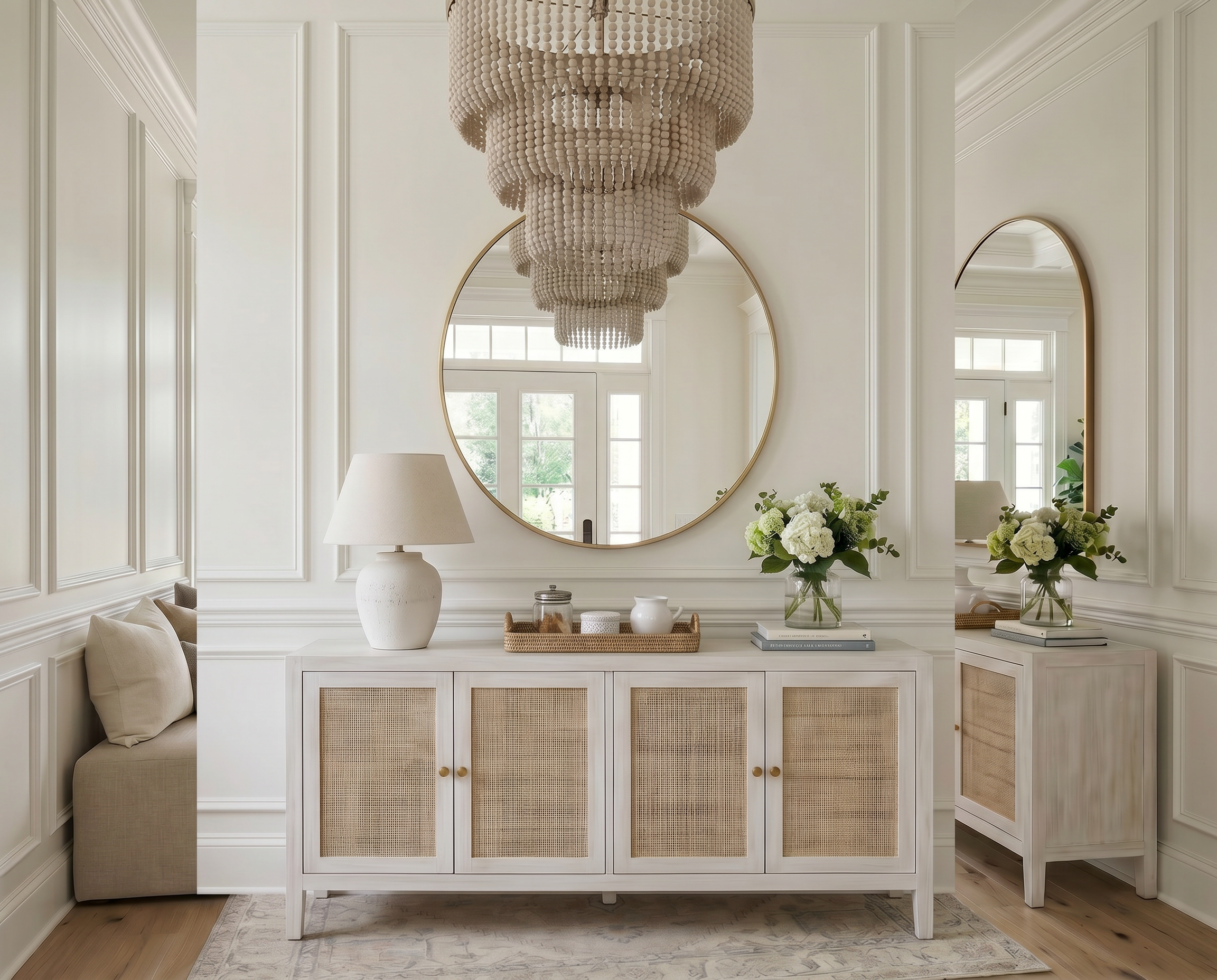 A Classic &amp; Coastal Entryway 