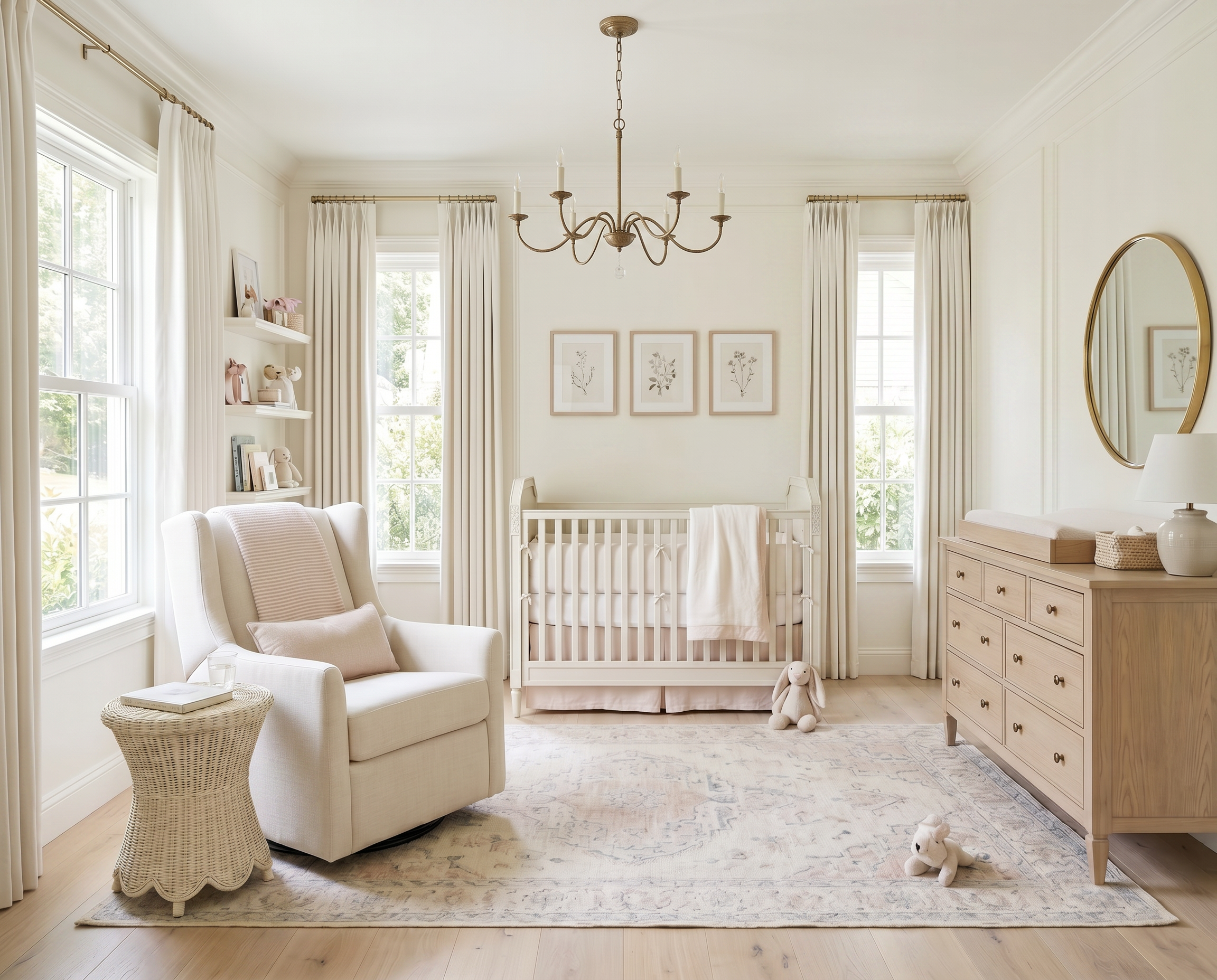 A Soft Pink Nursery Designed to Feel Timeless