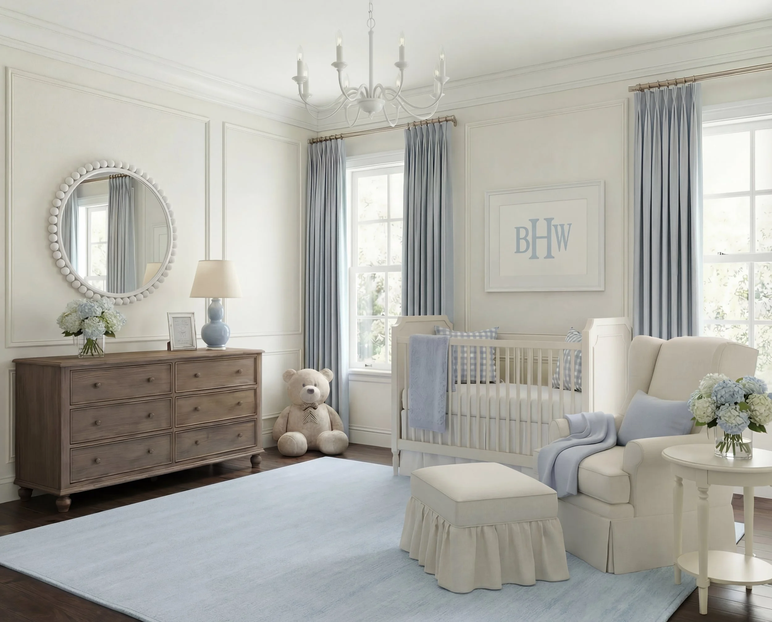 Soft Blue Heirloom Nursery | Shop the Look