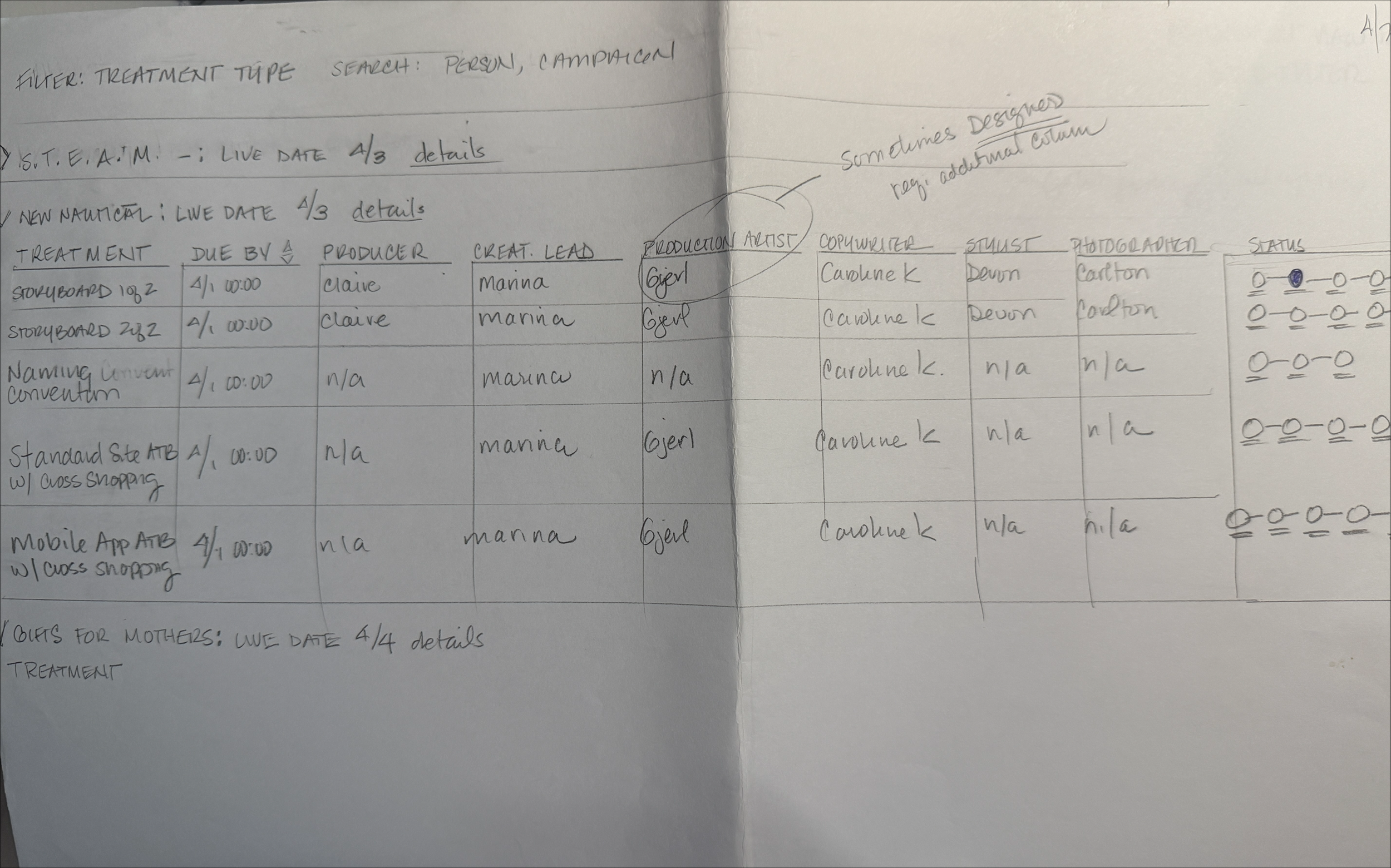 zulily set UI sketch 4