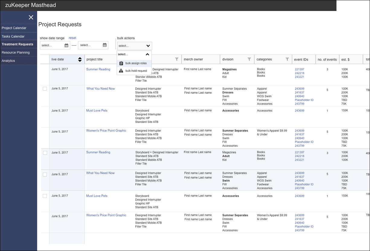 SET workflow interface comp 2