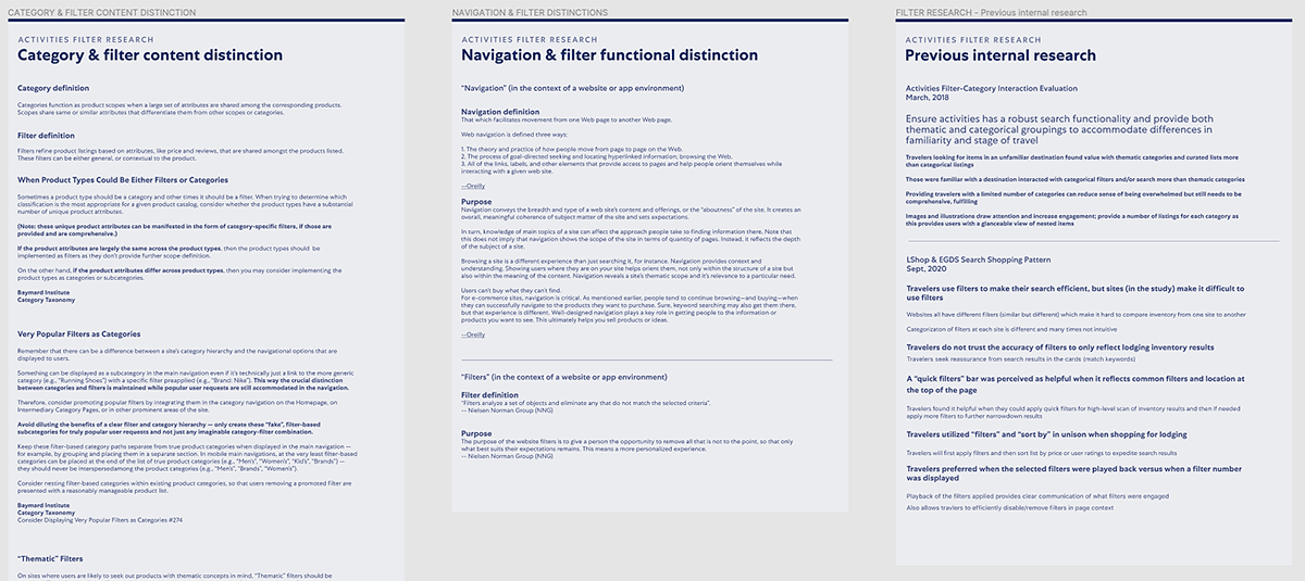 activities controls definition