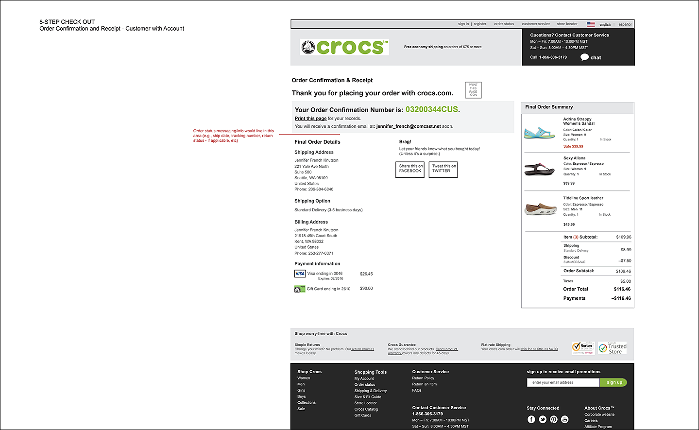 crocs cart wireframe 8