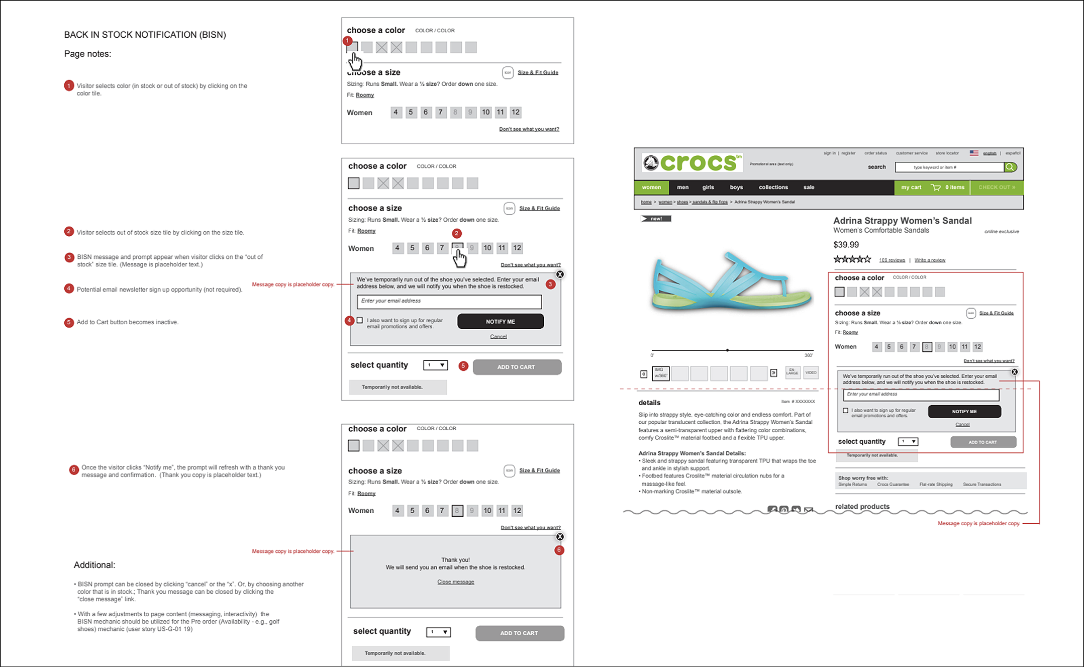 crocs product detail wireframe 8