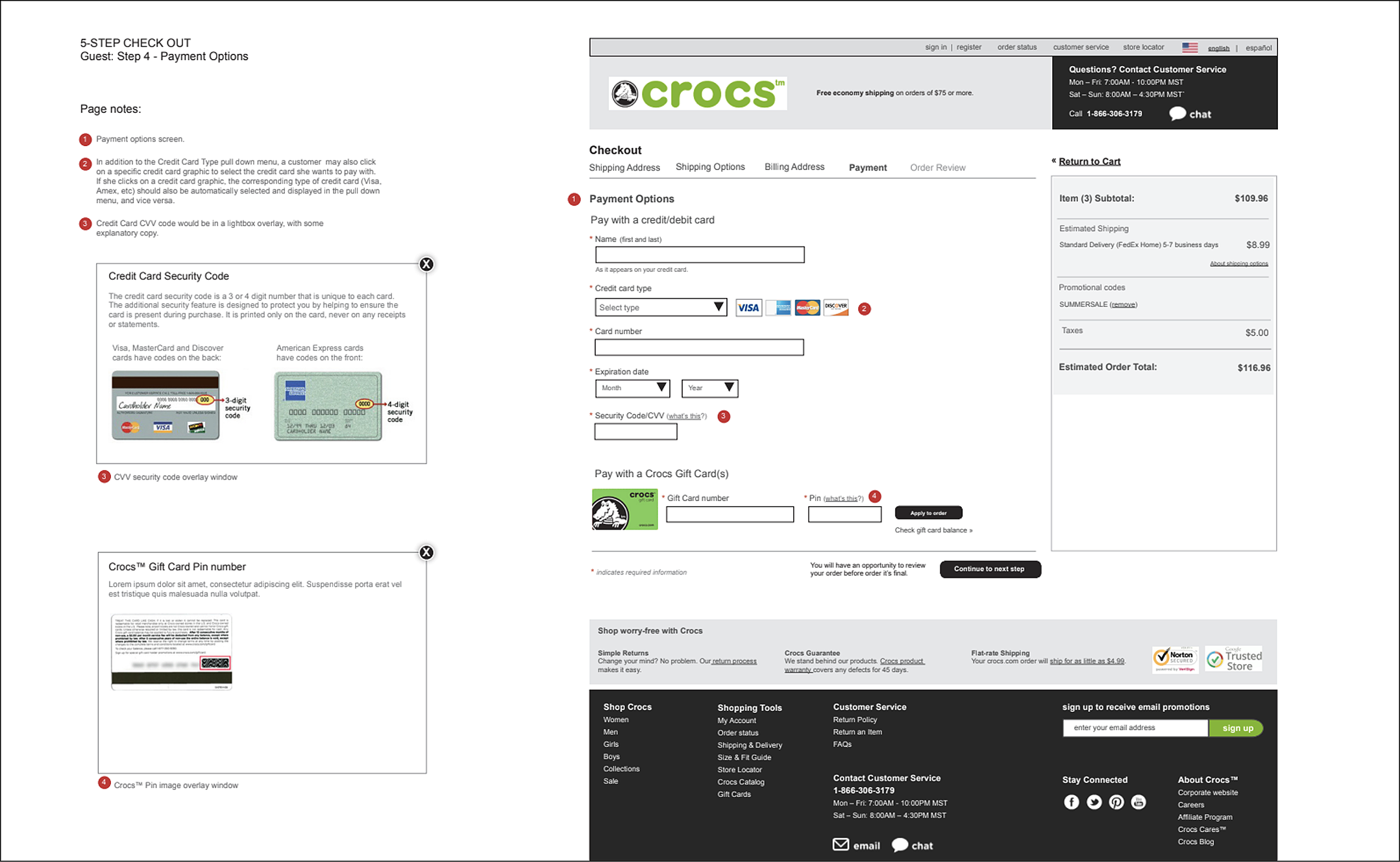 crocs cart wireframe 6