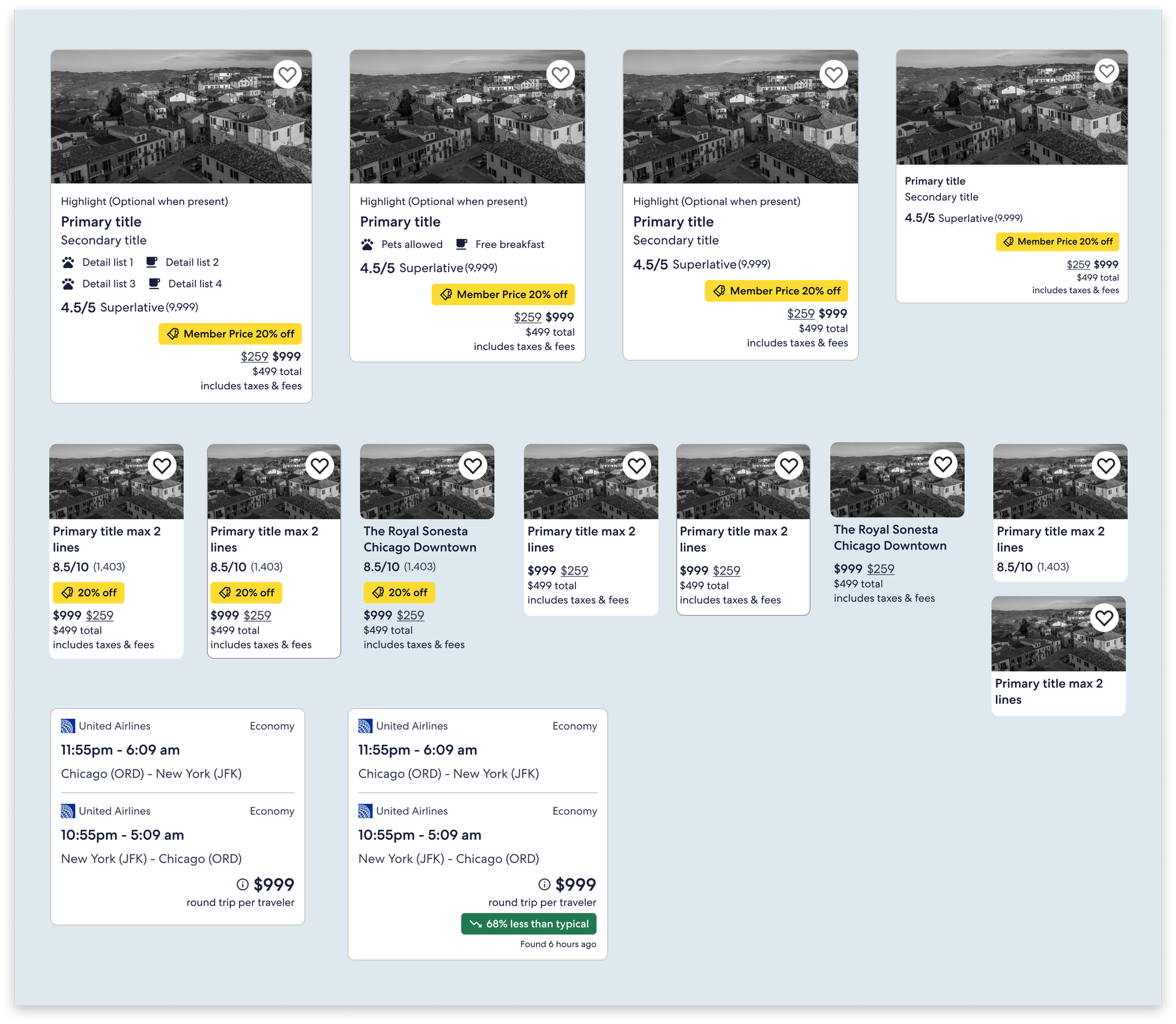 TDE catalog examples
