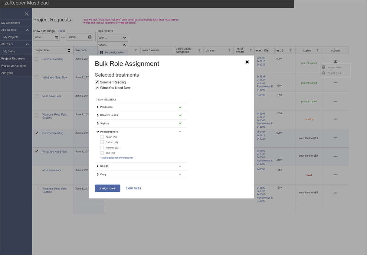 SET workflow interface comp 4