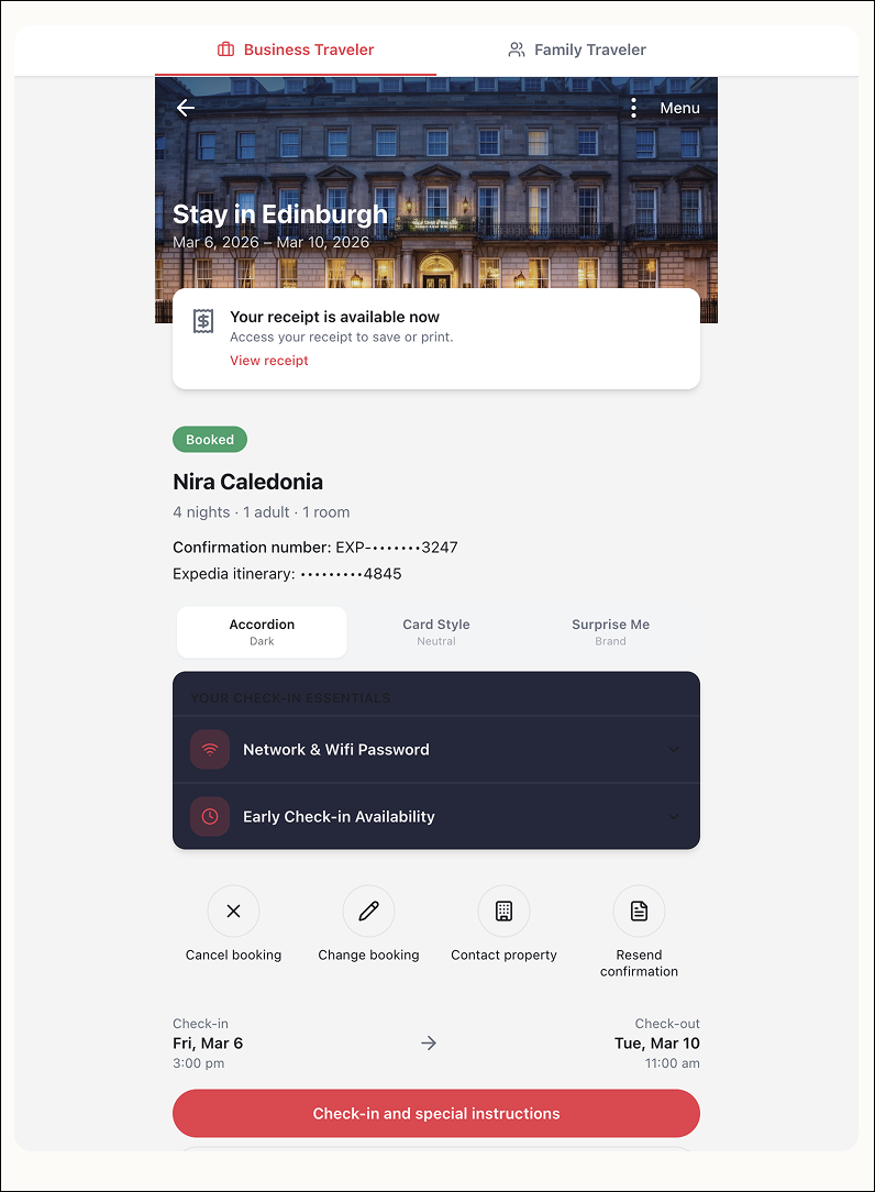 Dark theme screenshot