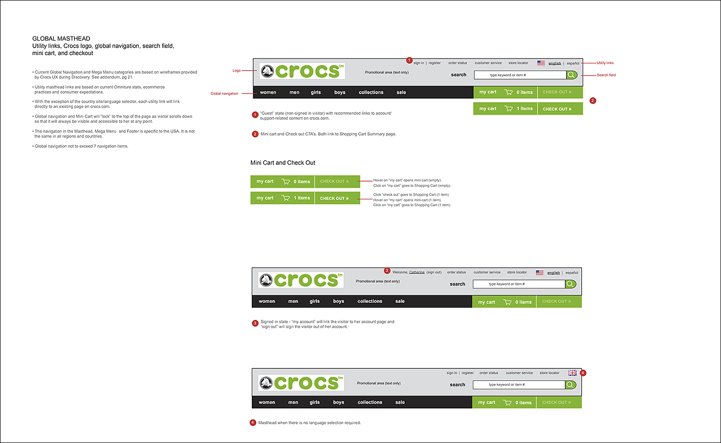 crocs product detail wireframe 1