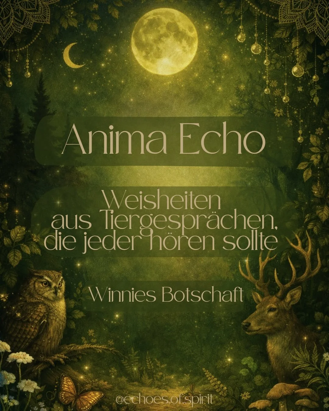 Ich habe es mir zur Aufgabe gemacht, Tieren eine Stimme zu geben und halte es gewisserma&szlig;en f&uuml;r meine Pflicht, zu teilen, welch weise Worte unsere Tiere f&uuml;r uns parat halten. 🤍

In meiner Kommunikation mit Winnie, einem ganz wunderba