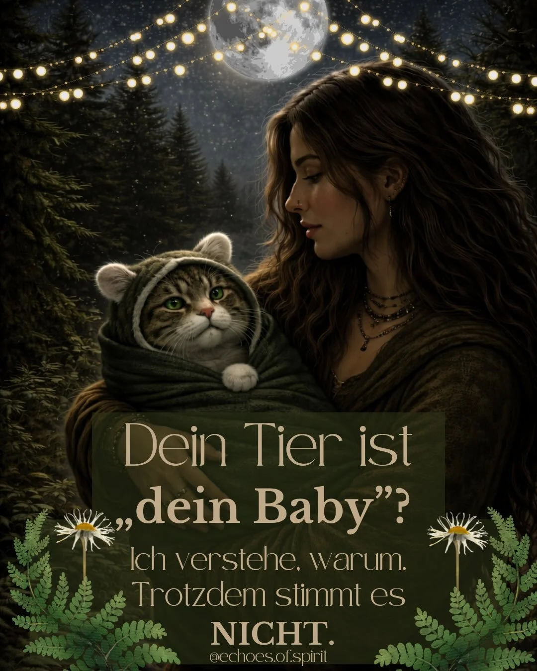 &bdquo;Kleines Cleo Baby&ldquo;
habe ich meine Katze recht oft und sehr lange genannt. Ganz selbstverst&auml;ndlich. Ganz unbewusst. Aus Liebe. Als Ausdruck der Zugeh&ouml;rigkeit zur Familie.. 

Und ich verstehe jeden Menschen, der das f&uuml;hlt. T