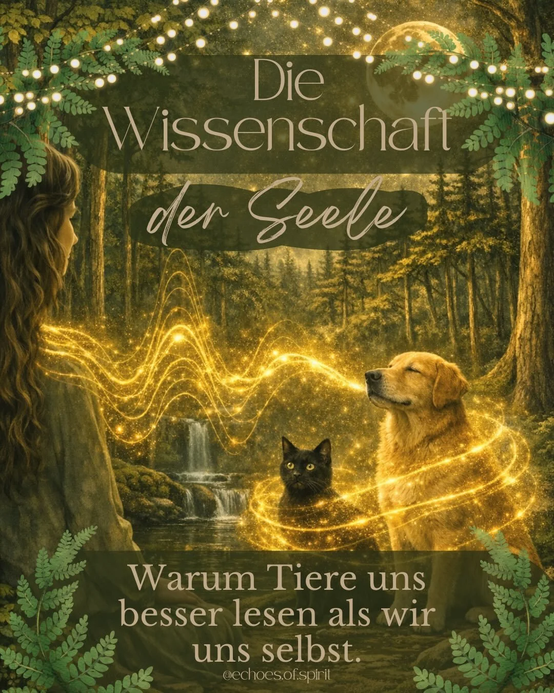 Manchmal glauben wir, wir m&uuml;ssten unsere Tiere verstehen lernen. Und in Wahrheit sind sie uns da einen Schritt voraus, denn sie verstehen uns l&auml;ngst. ✨

Nicht &uuml;ber Worte. Nicht &uuml;ber das, was wir zeigen. Sondern &uuml;ber das, was 