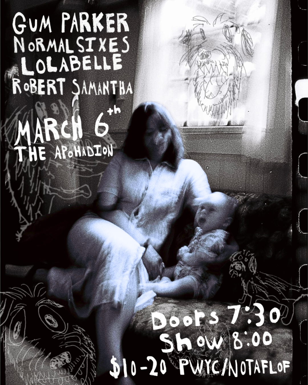 3.6.26, The Apohadion Theater, Portland ME / poster by Stephen Bennett