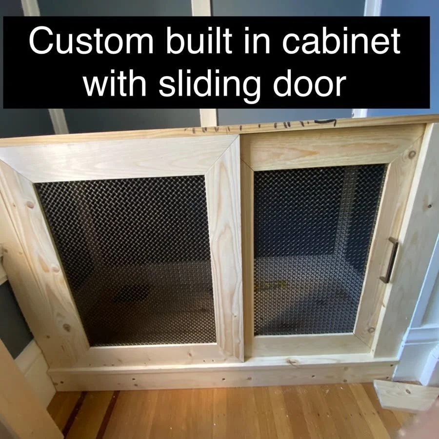 Custom Dog Kennel Cabinet 1/3