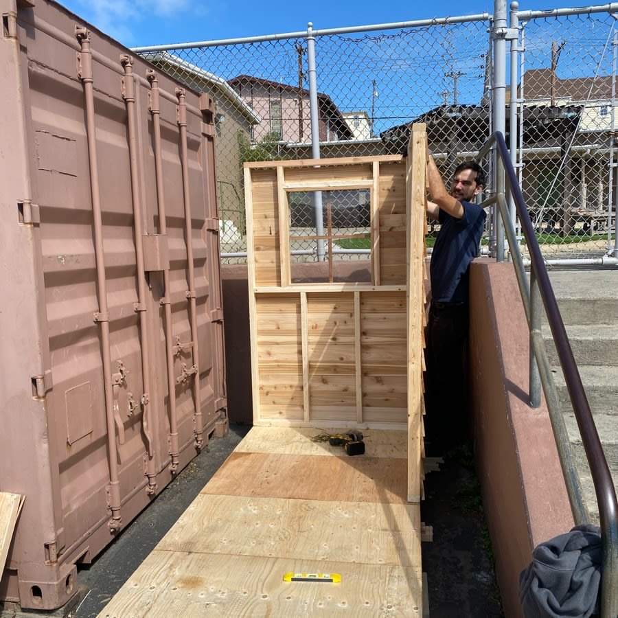 Prefab Shed Construction 1/2