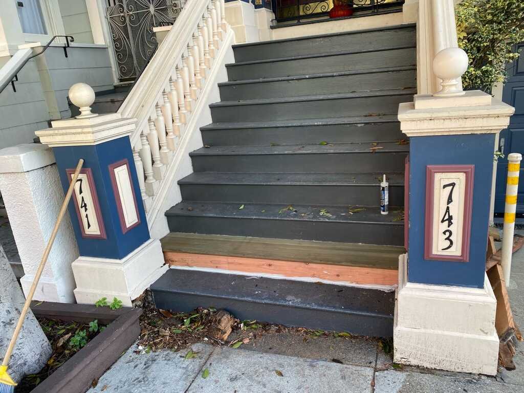 Exterior Entry Step Replacement