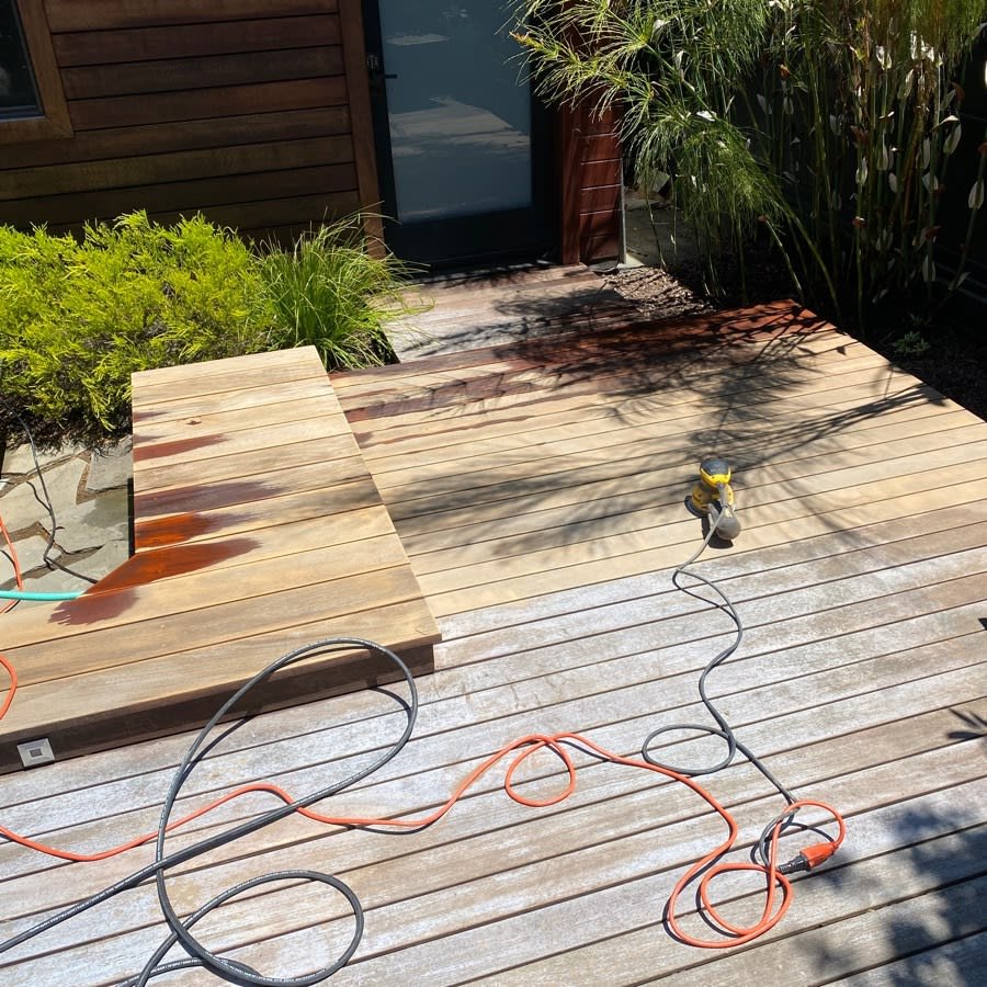 Epe Deck Sanding and Refinish