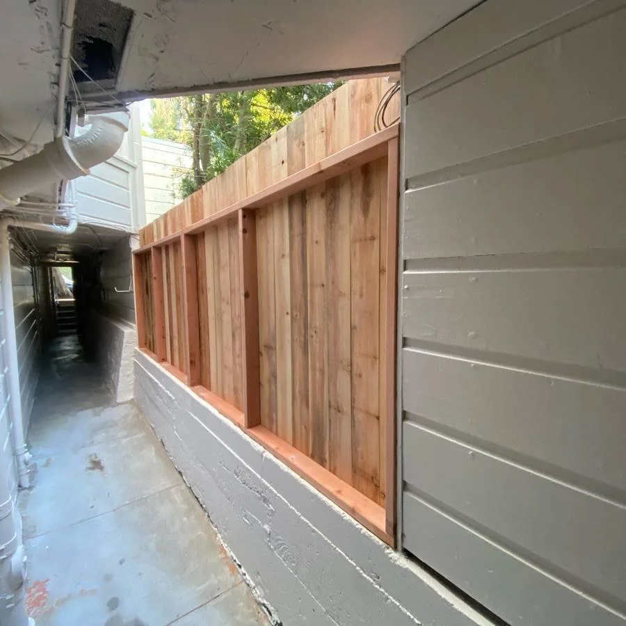 Privacy Wall Construction 2/2