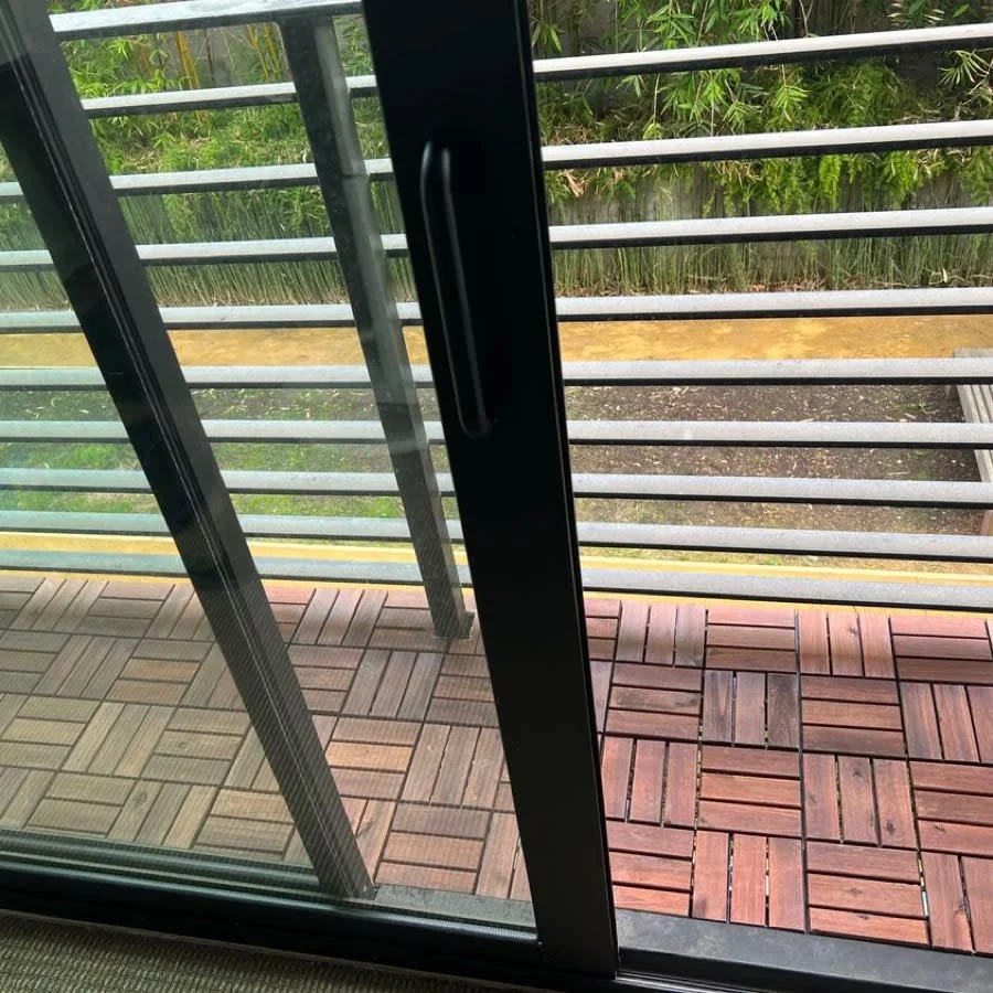 Wood tile installation