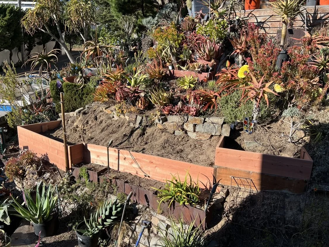 Garden Landscape Barrier Wall Installation