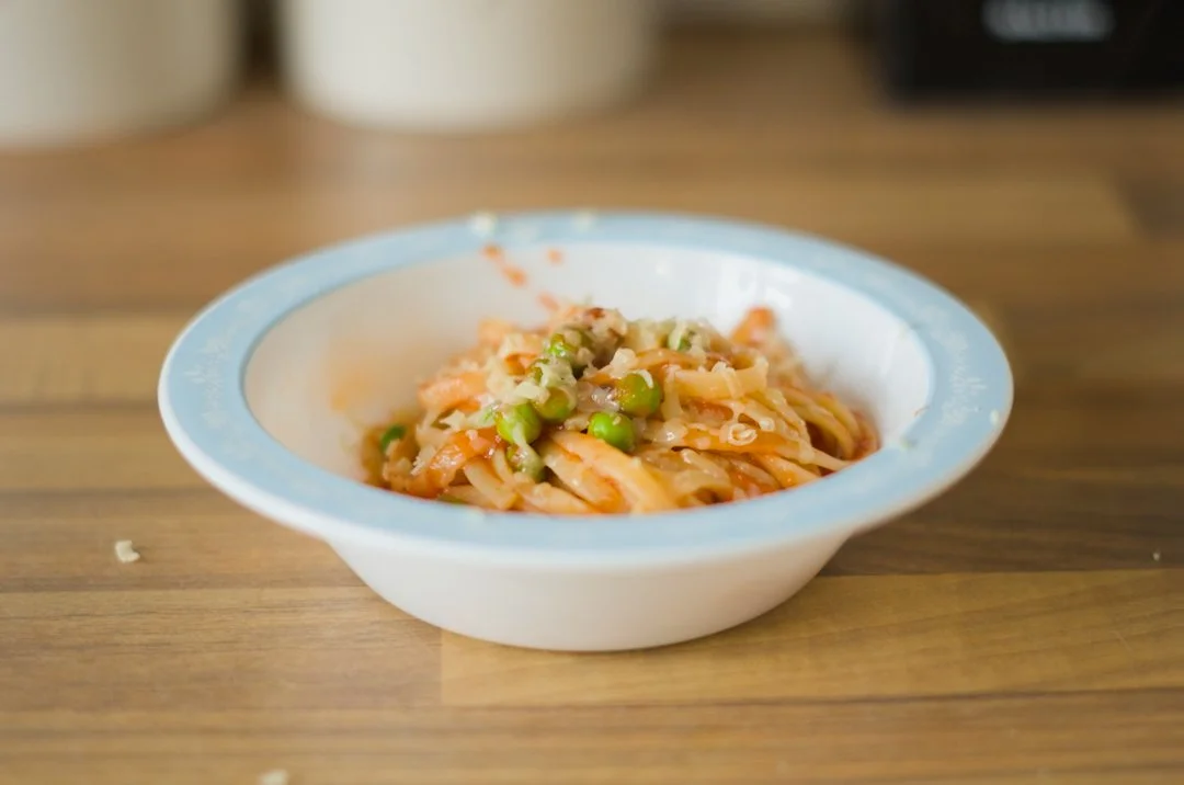 Cheesy Peasy Spaghetti