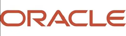 Oracle logo in red text on a white background.