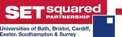 Set squared partnership banner listing universities of Bath, Bristol, Cardiff, Exeter, Southampton, and Surrey.