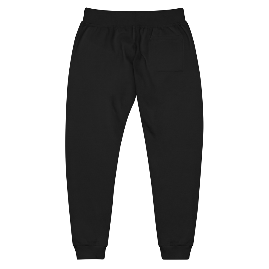unisex-fleece-sweatpants-black-back-6a52c800a971b.png