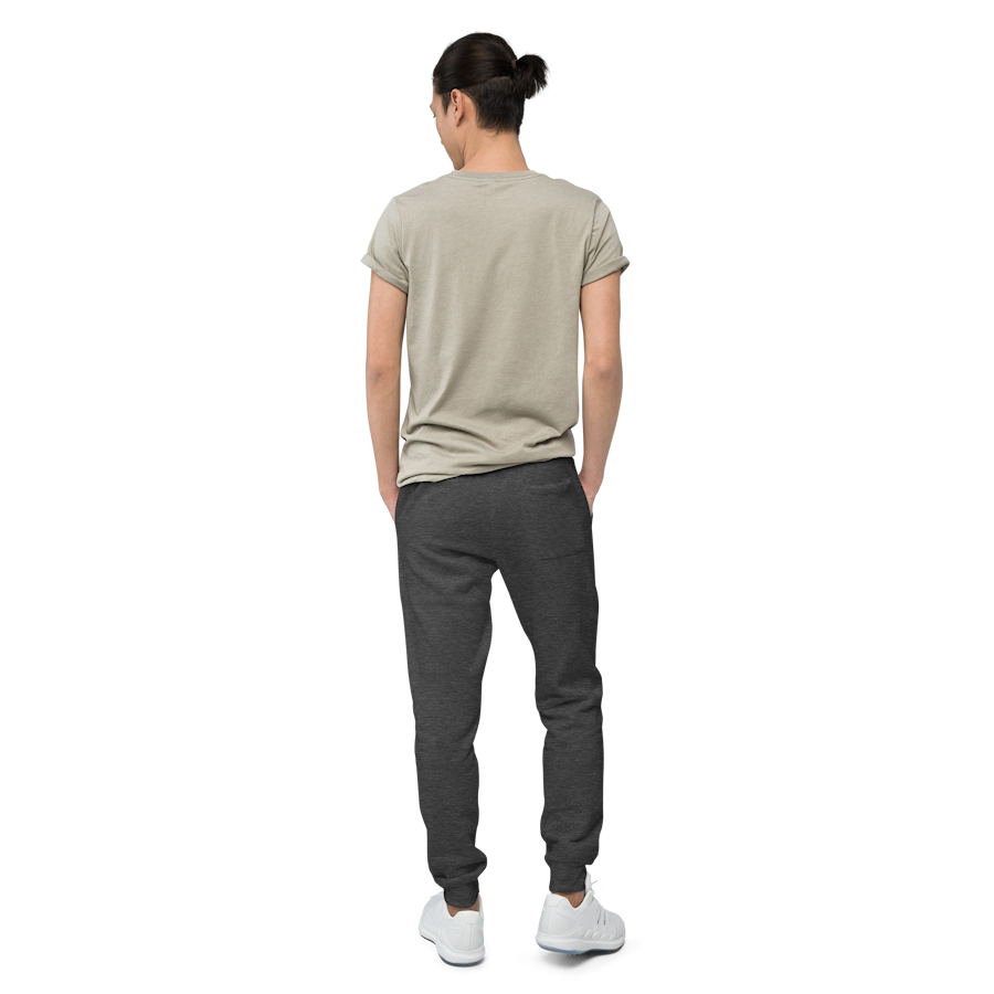 unisex-fleece-sweatpants-charcoal-heather-back-6a52b1f3c71fd.png