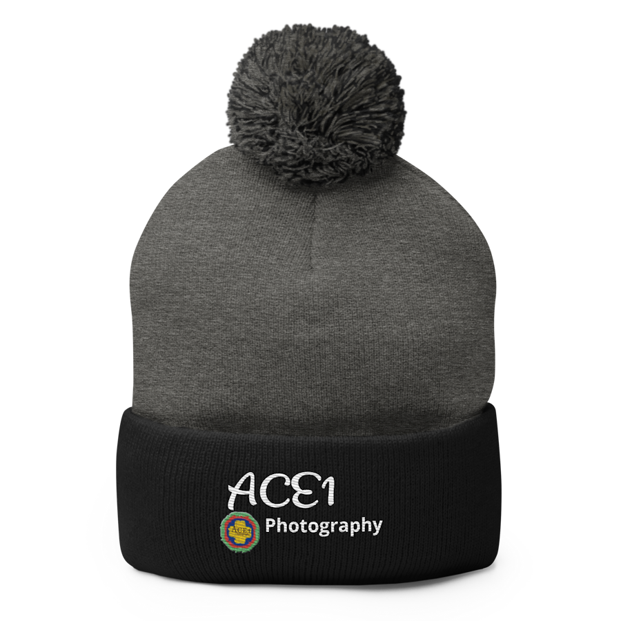 ACE1 Unisex Pom-Pom Beanie