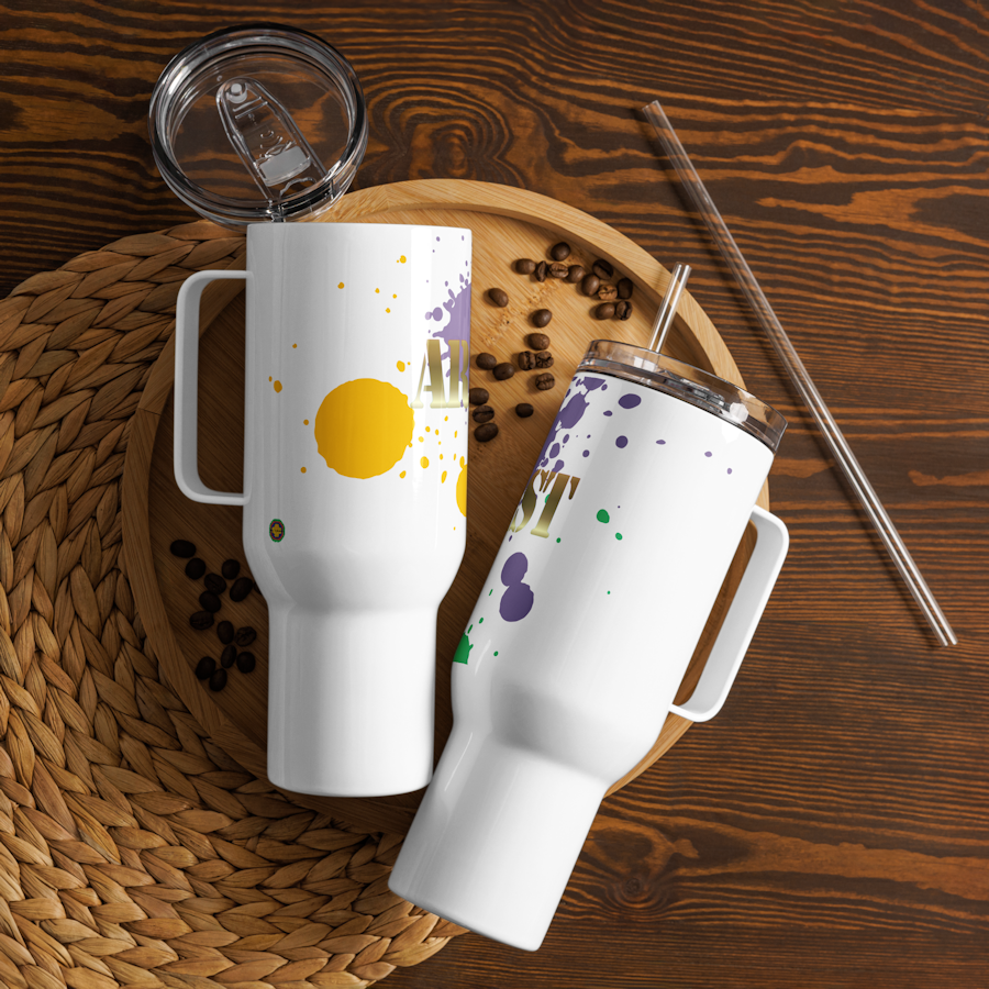 Artist Travel mug with a handle 40oz